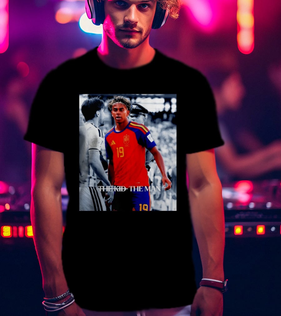 Spain 19 Lamine Yamal The Kid The Man T-Shirt