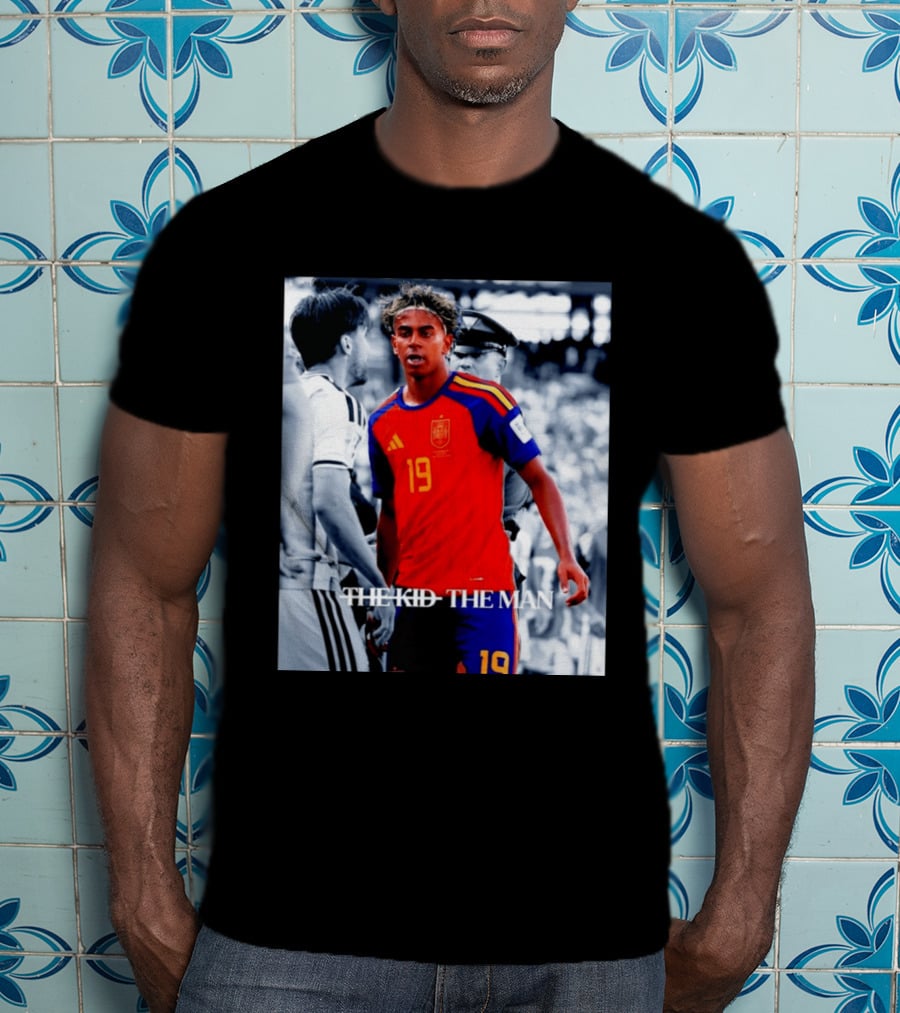 Spain 19 Lamine Yamal The Kid The Man T-Shirt