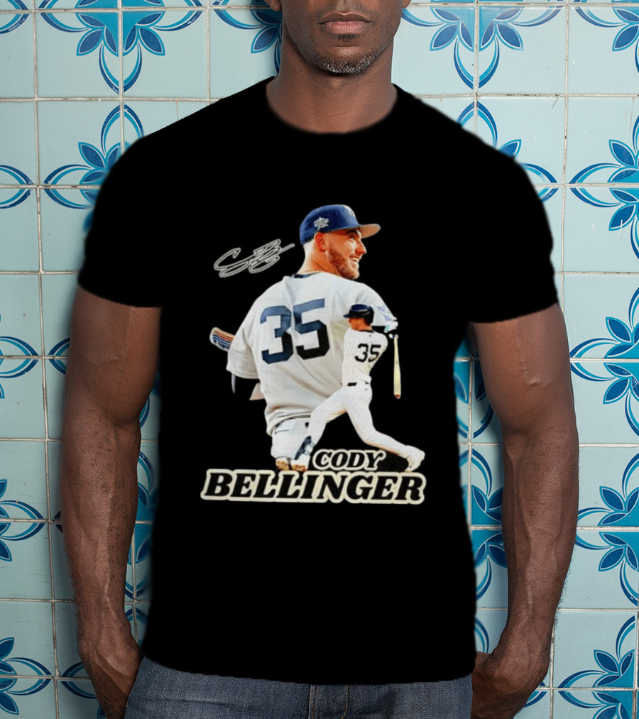 Cody Bellinger 35 New York Yankees MLB Baseball Player T-Shirt