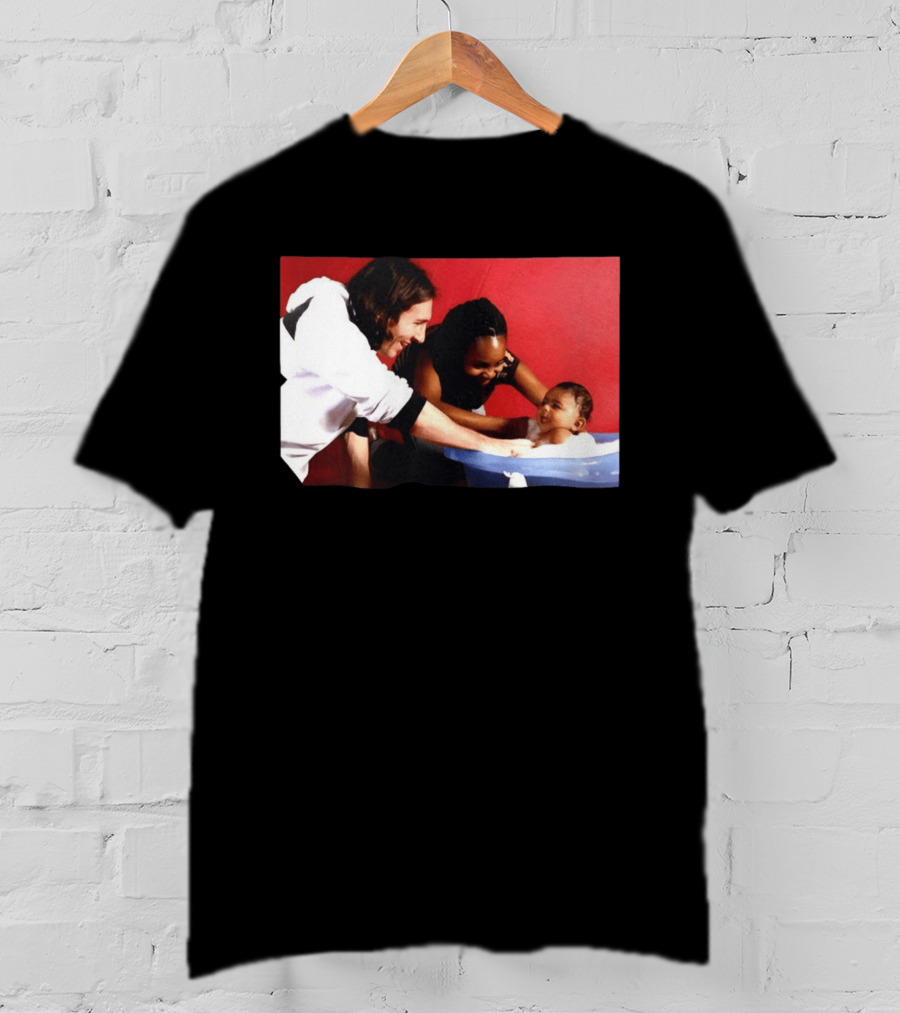 Lionel Messi Bathes Baby Lamine Yamal Legendary Blessing Football Moment T-Shirt