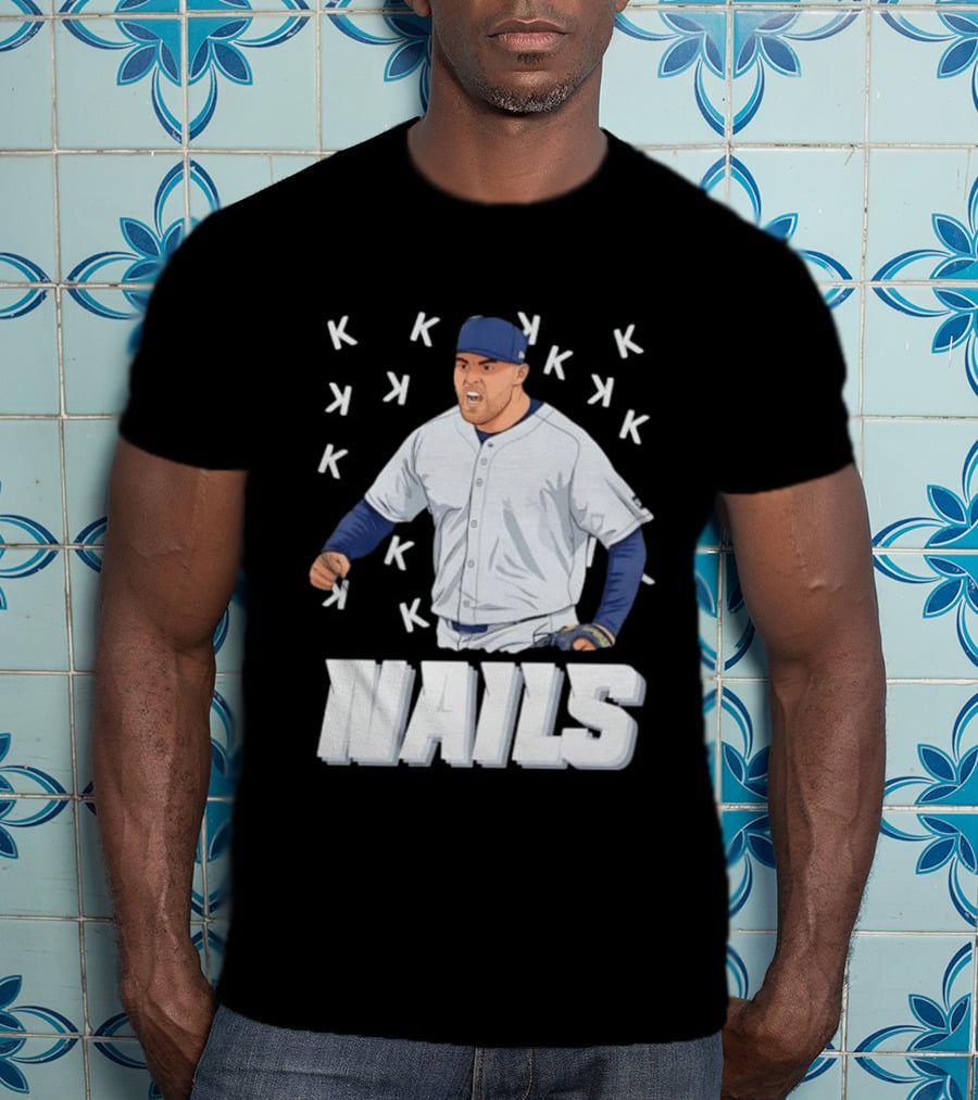 Logan Gilbert Strikeout Pitcher Seattle Mariners NAILS Baseball Fan T-Shirt
