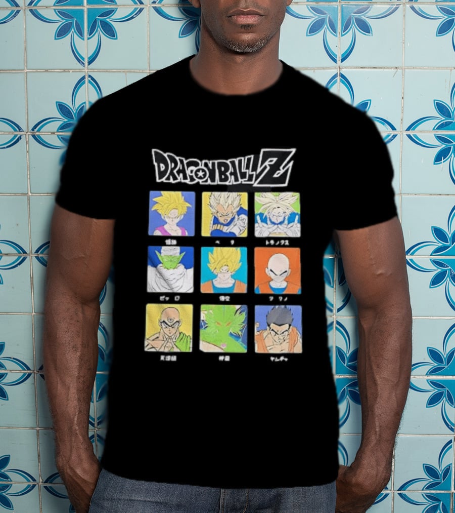 Dragon Ball Z Gohan Vegeta Trunks Piccolo Goku Krillin Tien Shenron Yamcha Anime Characters T-Shirt