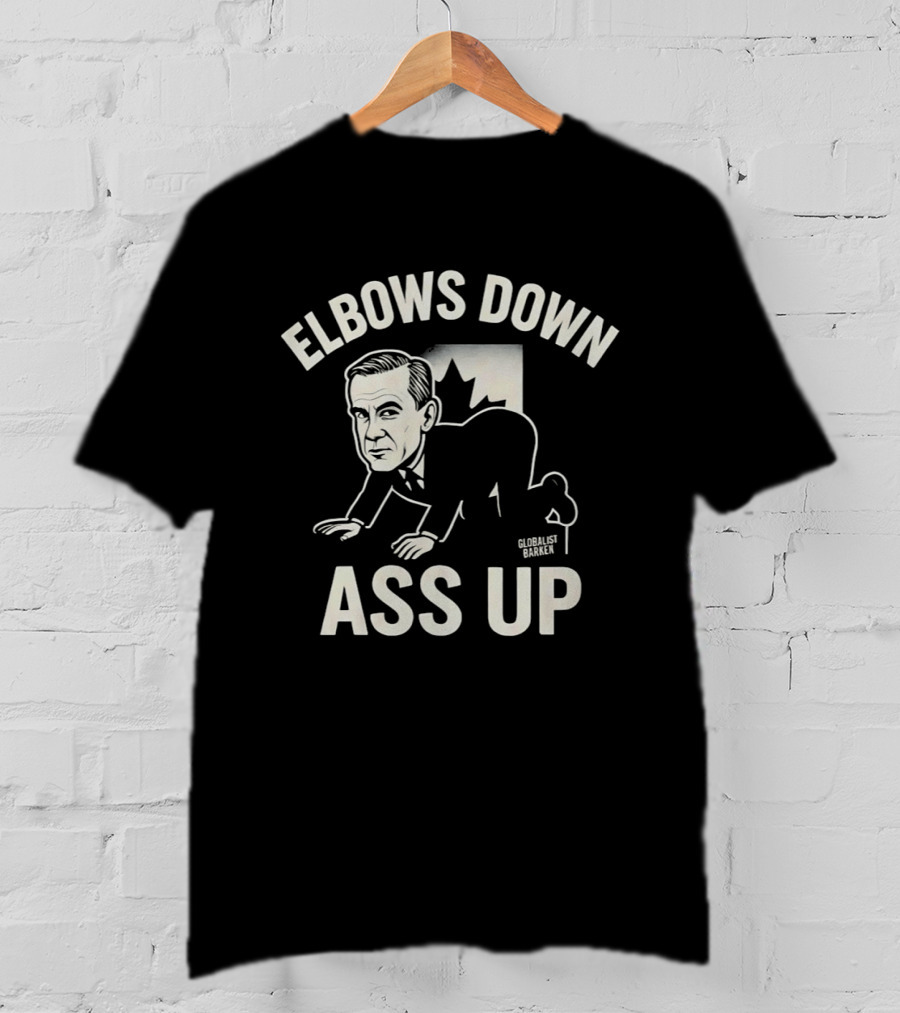 Elbows Down Ass Up Globalist Barken Crawling Figure T-Shirt
