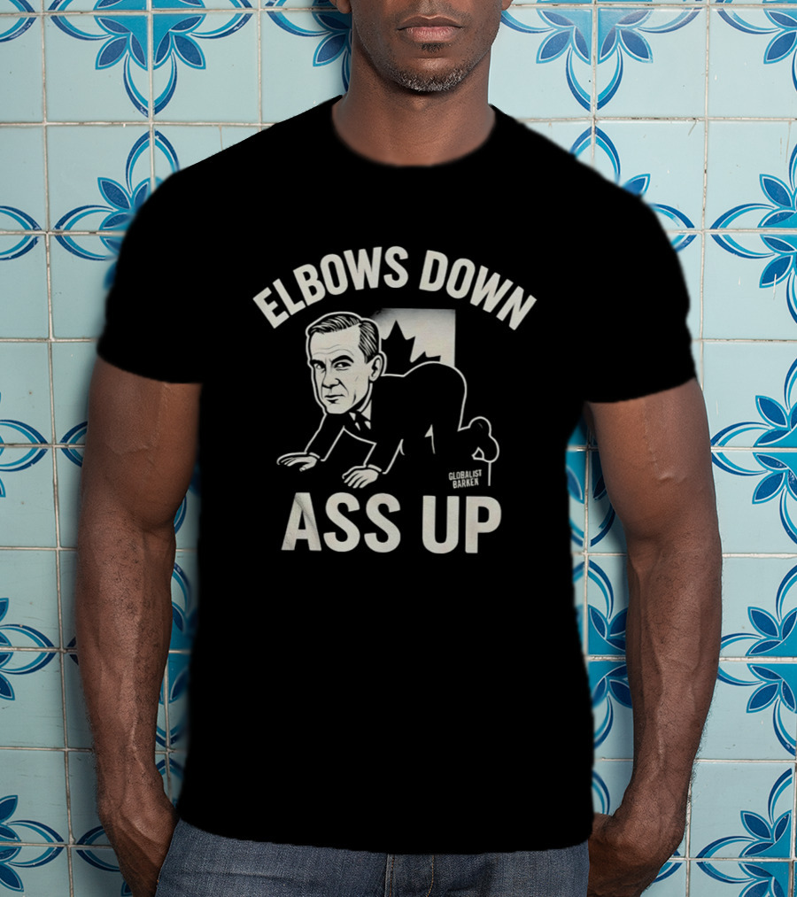 Elbows Down Ass Up Globalist Barken Crawling Figure T-Shirt