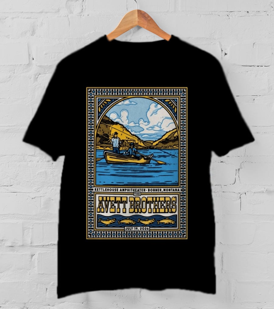The Avett Brothers KettleHouse Amphitheater Bonner Montana July 19 2026 T-Shirt
