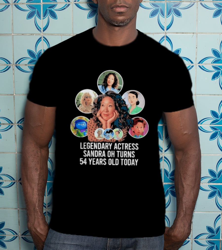 Legendary Actress Sandra Oh Turns 54 Years Old Today T-Shirt