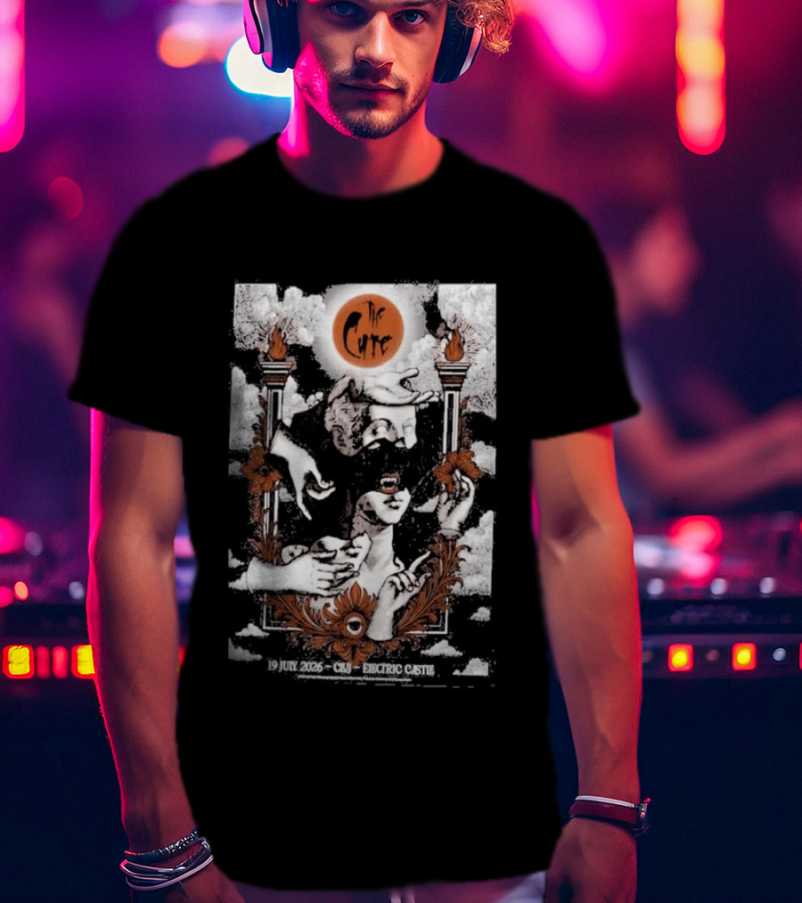 The Cure Electric Castle Cluj 19 June 2026 Limited Edition Event T-Shirt