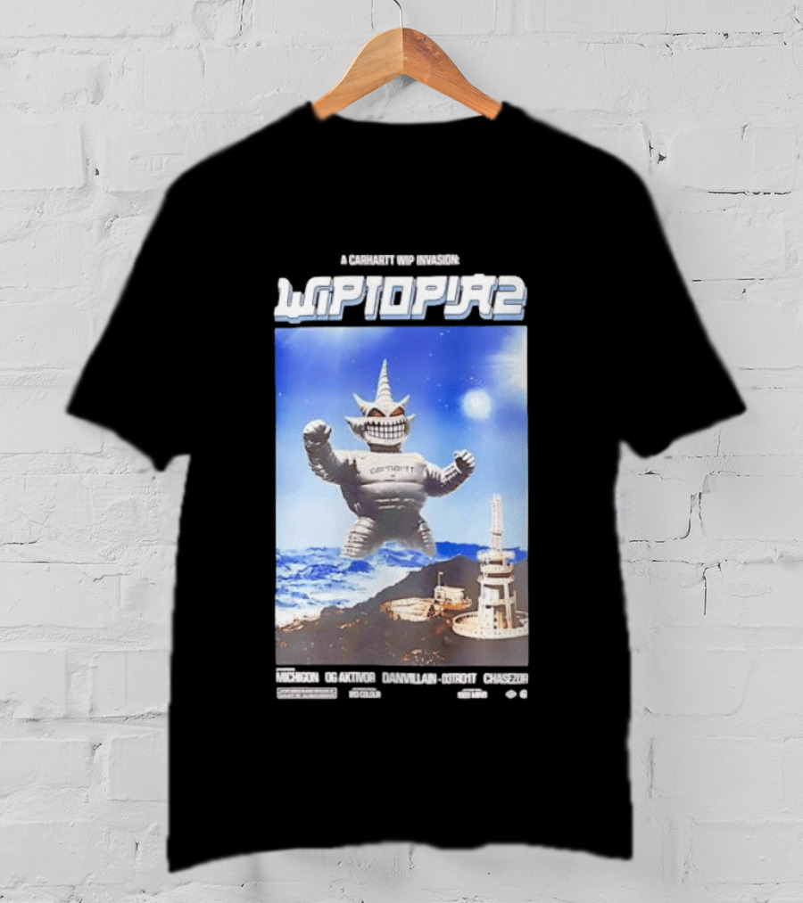 Carhartt WIP Invasion Wiptopia 2 Michigan OG Aktivor Danvillain D3tro1t Chasezor T-Shirt