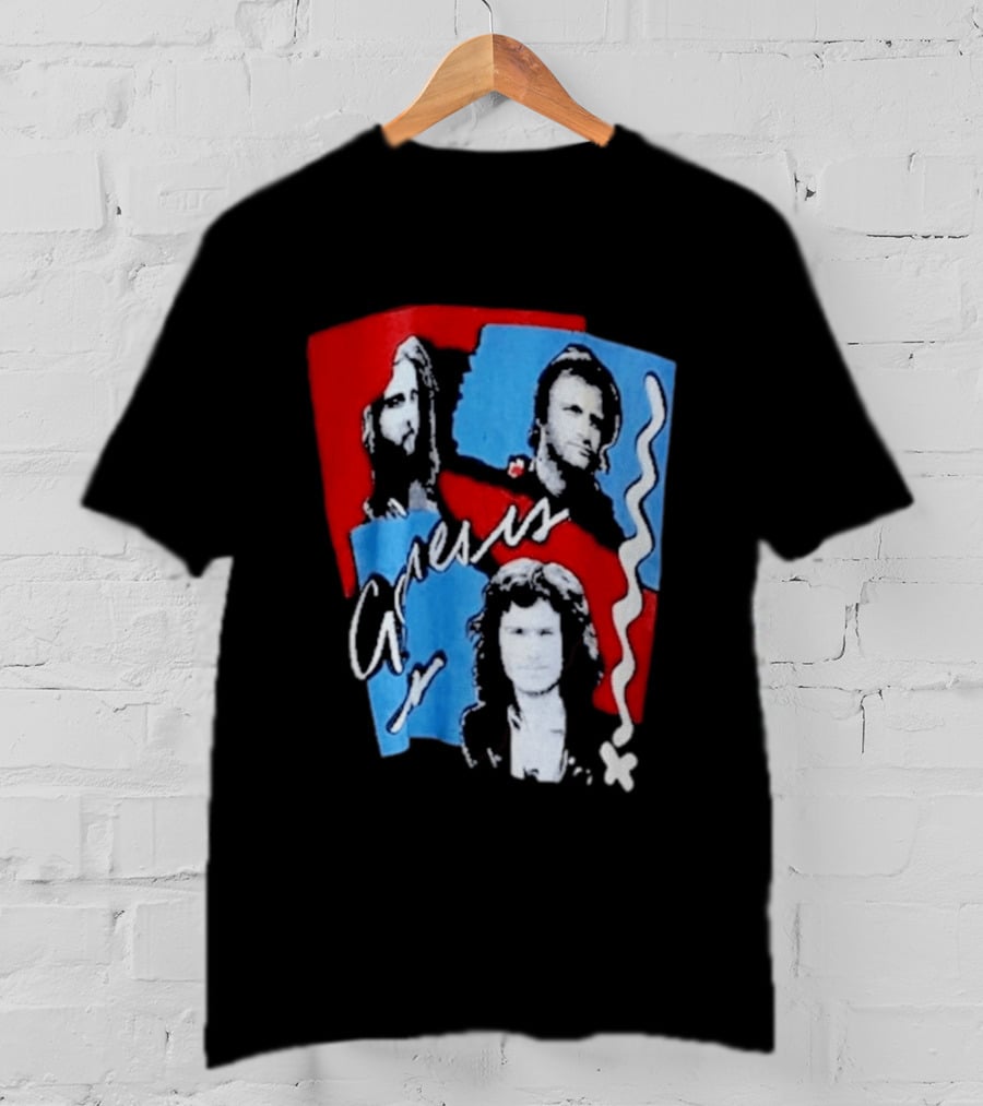 Genesis 1982 European Tour Rare Vintage Music Memorabilia T-Shirt