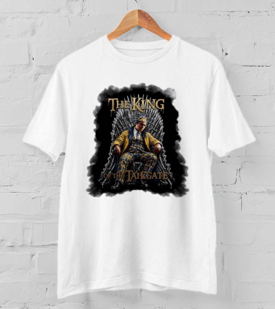 The King Of The Tailgate Chicago Bears Bill Murray Thrones Chair T-Shirt