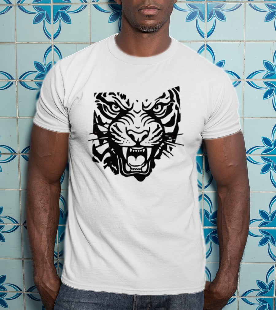 Cincinnati Bengals Ohio Growl Tiger Face T-Shirt