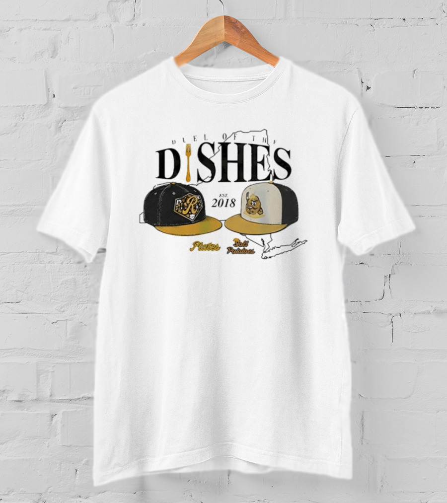 Rochester Plates Salt Potatoes Duel Of The Dishes Est 2018 New York State Caps T-Shirt