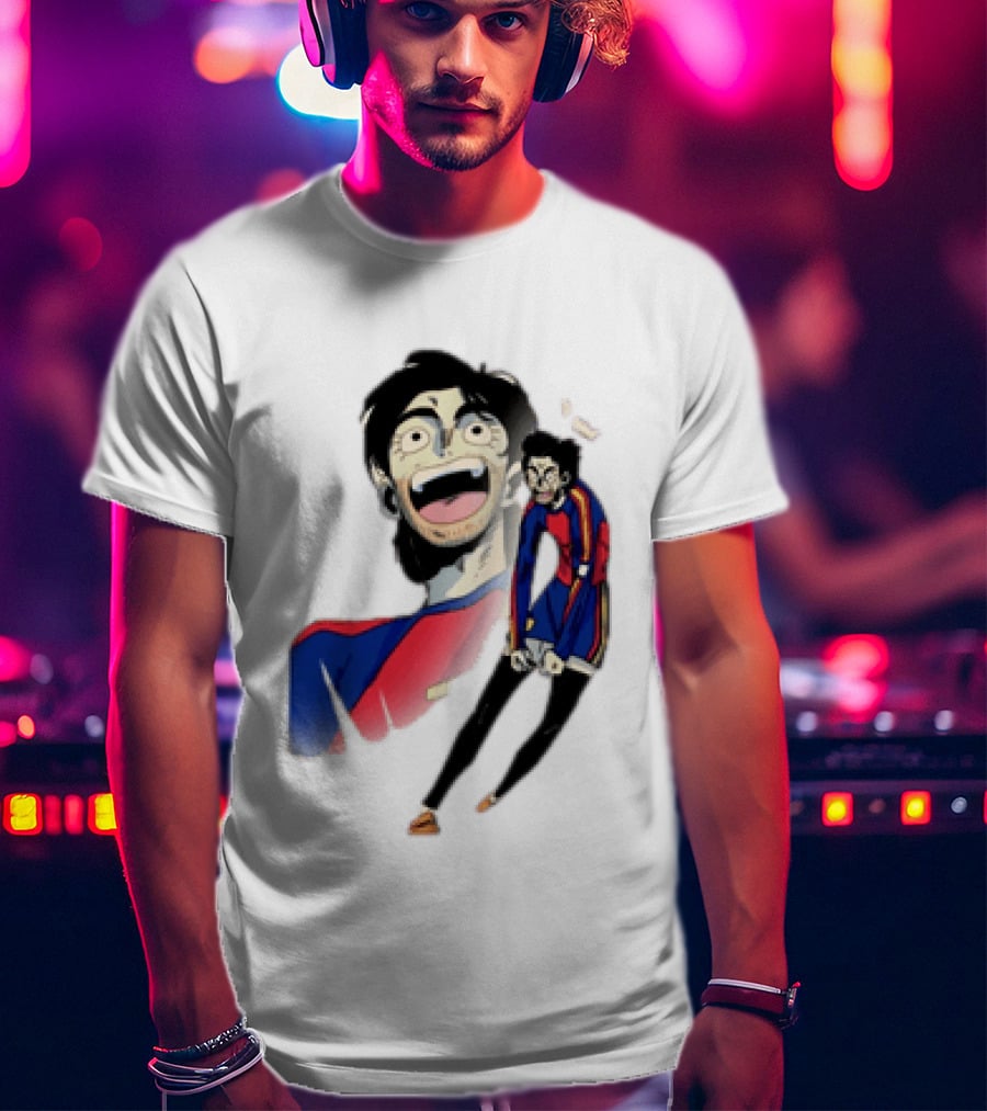 Ferran Torres Spain National Football Team Cartoon T-Shirt