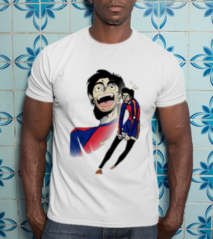 Ferran Torres Spain National Football Team Cartoon T-Shirt