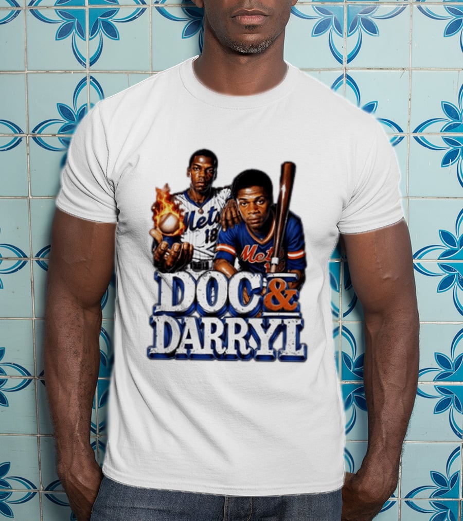 New York Mets Doc Gooden Darryl Strawberry Mets Iconic MLB Legends T-Shirt