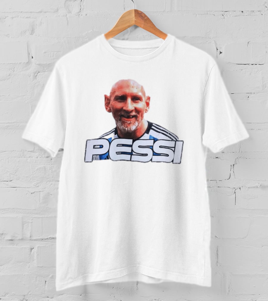 Pessi Lionel Messi Argentina National Team Jersey T-Shirt