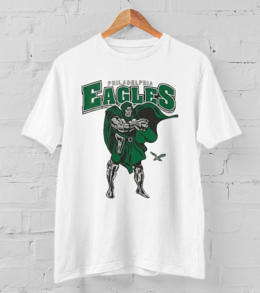 Philadelphia Eagles Doctor Doom 2026 Villain Collaboration T-Shirt