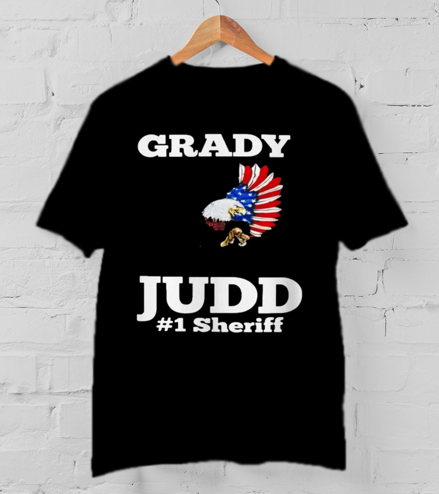 Grady Judd #1 Sheriff Patriotic Eagle T-Shirt