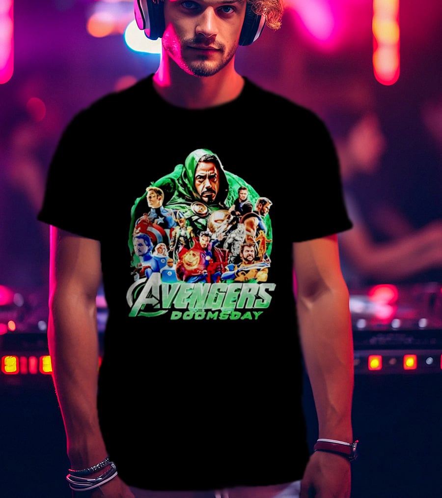 Avengers Doomsday Iron Man Captain America Marvel T-Shirt