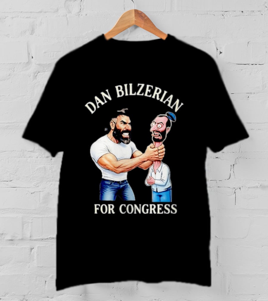 Dan Bilzerian For Congress Political Meme Cartoon T-Shirt