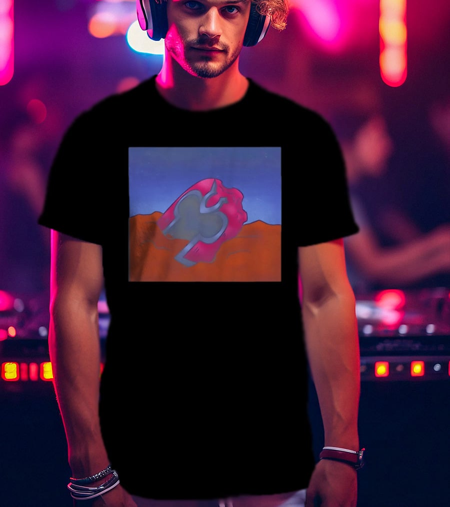 Devil Card Sinners To The Saint With Red Heart Symbol In Sand T-Shirt
