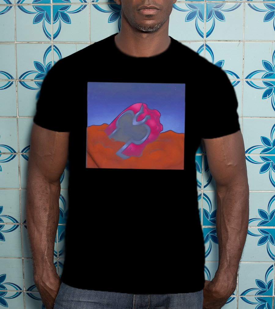 Devil Card Sinners To The Saint With Red Heart Symbol In Sand T-Shirt