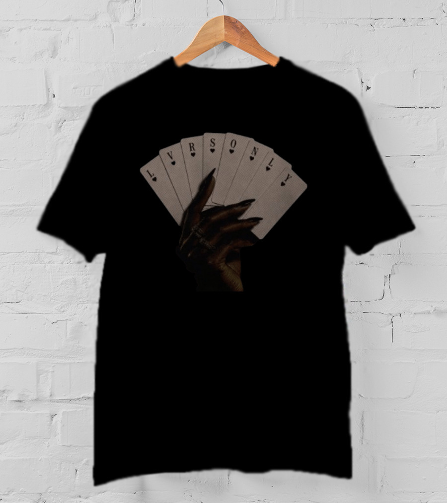 Isaiah Falls Store Play Ya Cards LVRSONLY Playing Cards T-Shirt