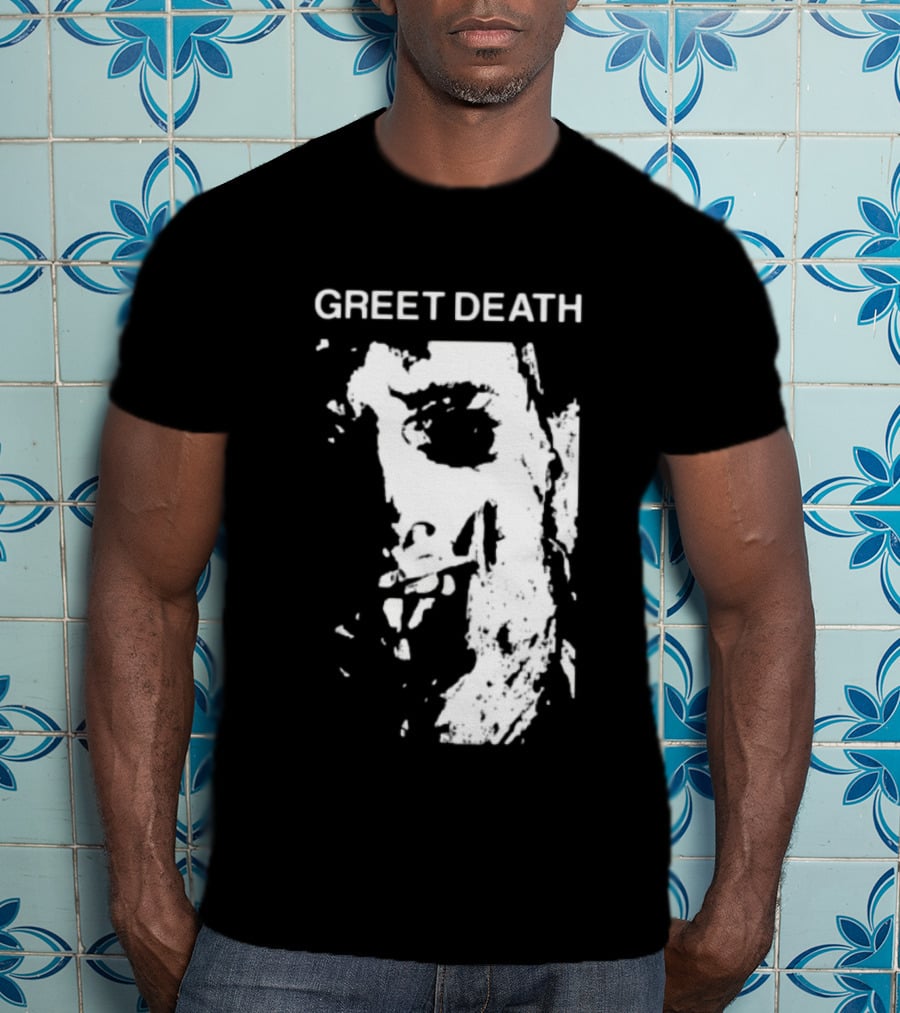Evil Greed Store Greet Death Leatherface Horror T-Shirt