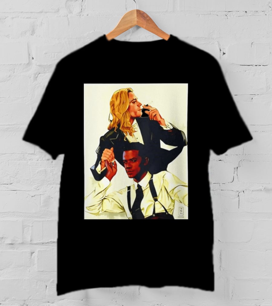 JMH Interview With The Vampire Lestat And Louis Smoking Portraits T-Shirt