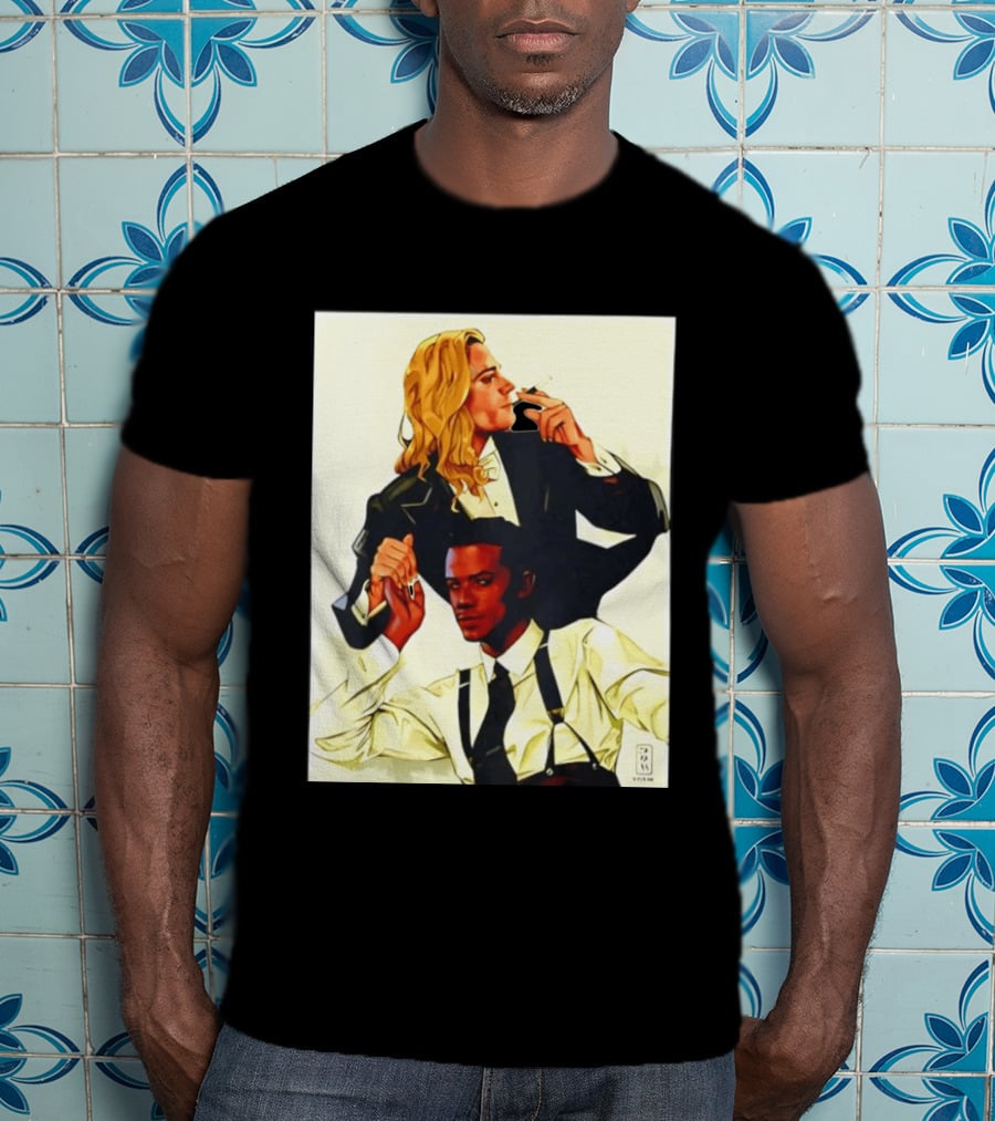 JMH Interview With The Vampire Lestat And Louis Smoking Portraits T-Shirt