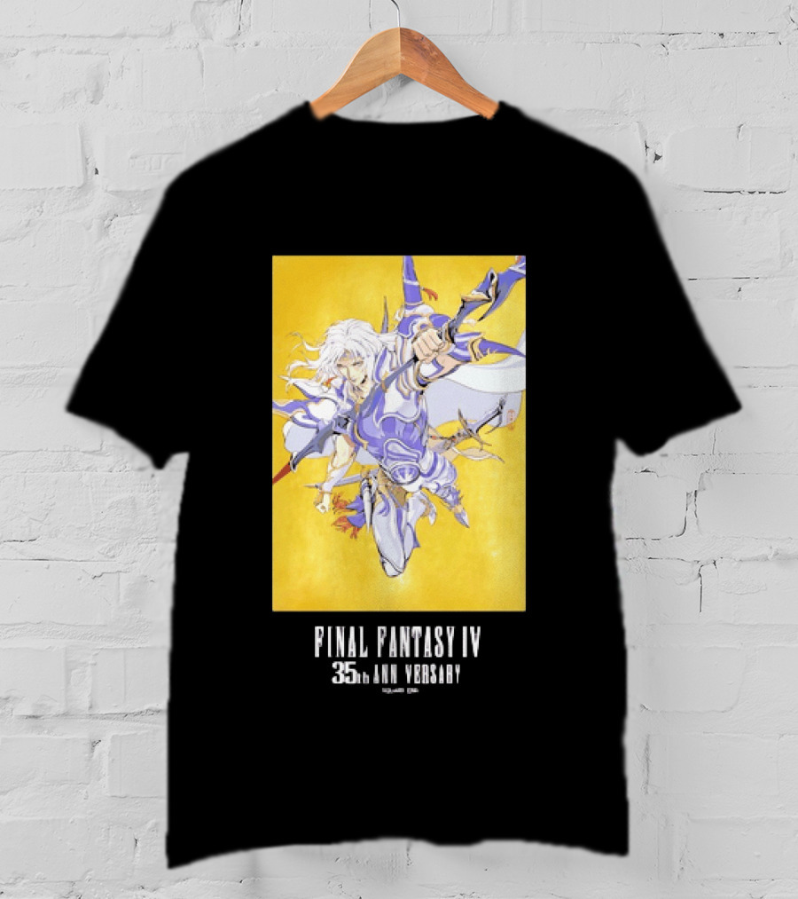 Final Fantasy IV 35th Anniversary Knight Leaping Heroic T-Shirt