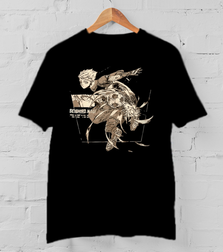 Seishiro Nagi Losing Is Frustrating So I Hate It Soccer Action Manga T-Shirt