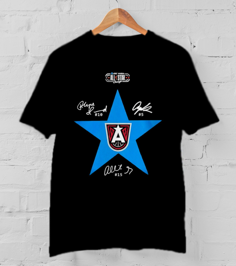WNBA All Star Chicago Edition 2020 Signatures Star T-Shirt