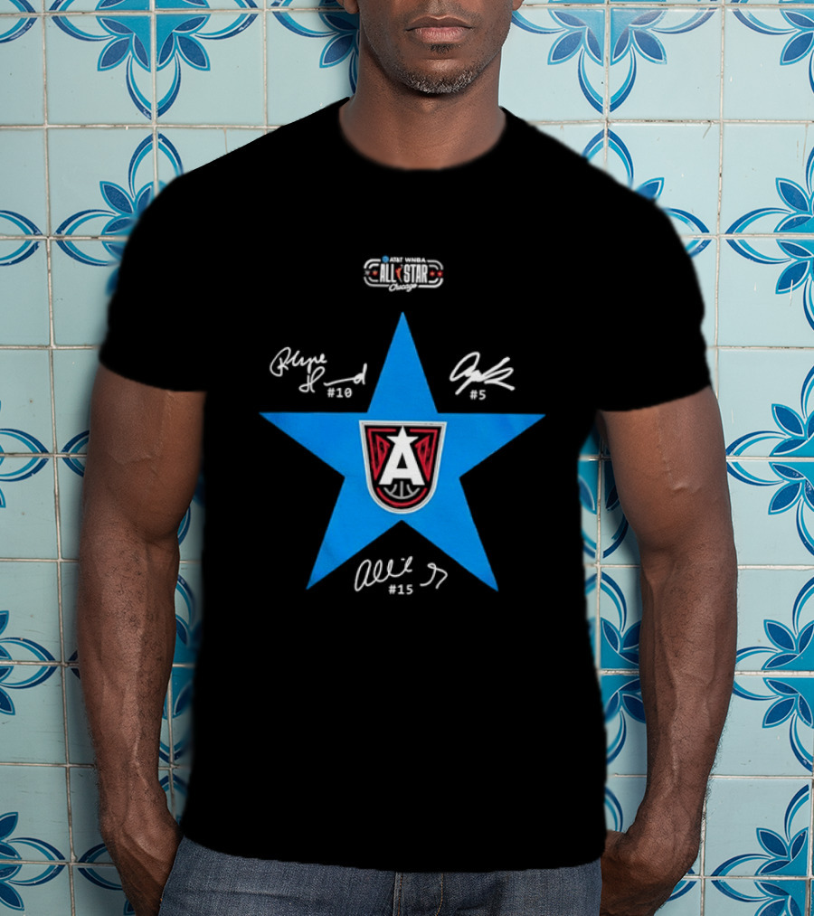 WNBA All Star Chicago Edition 2020 Signatures Star T-Shirt