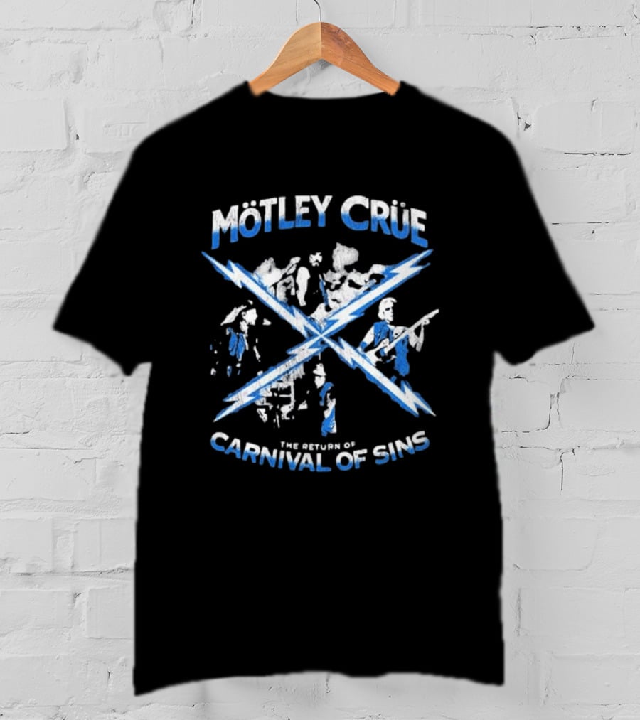 Mötley Crüe The Return Of Carnival Of Sins Tour 2026 North America T-Shirt