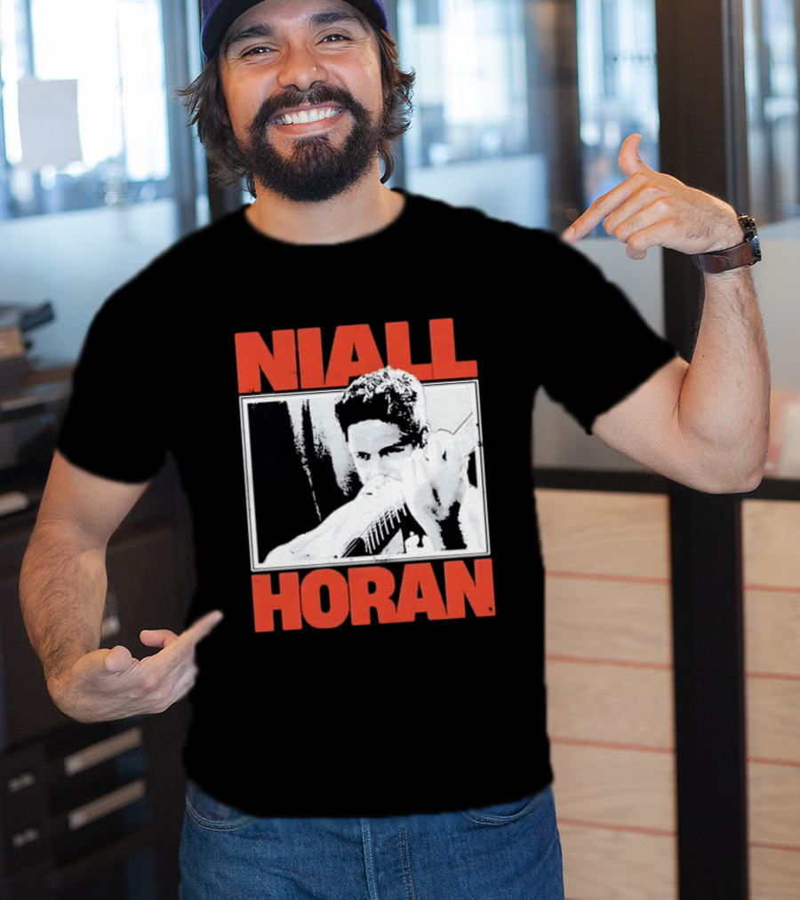 Niall Horan Distressed Guitar Player Image One Direction T-Shirt