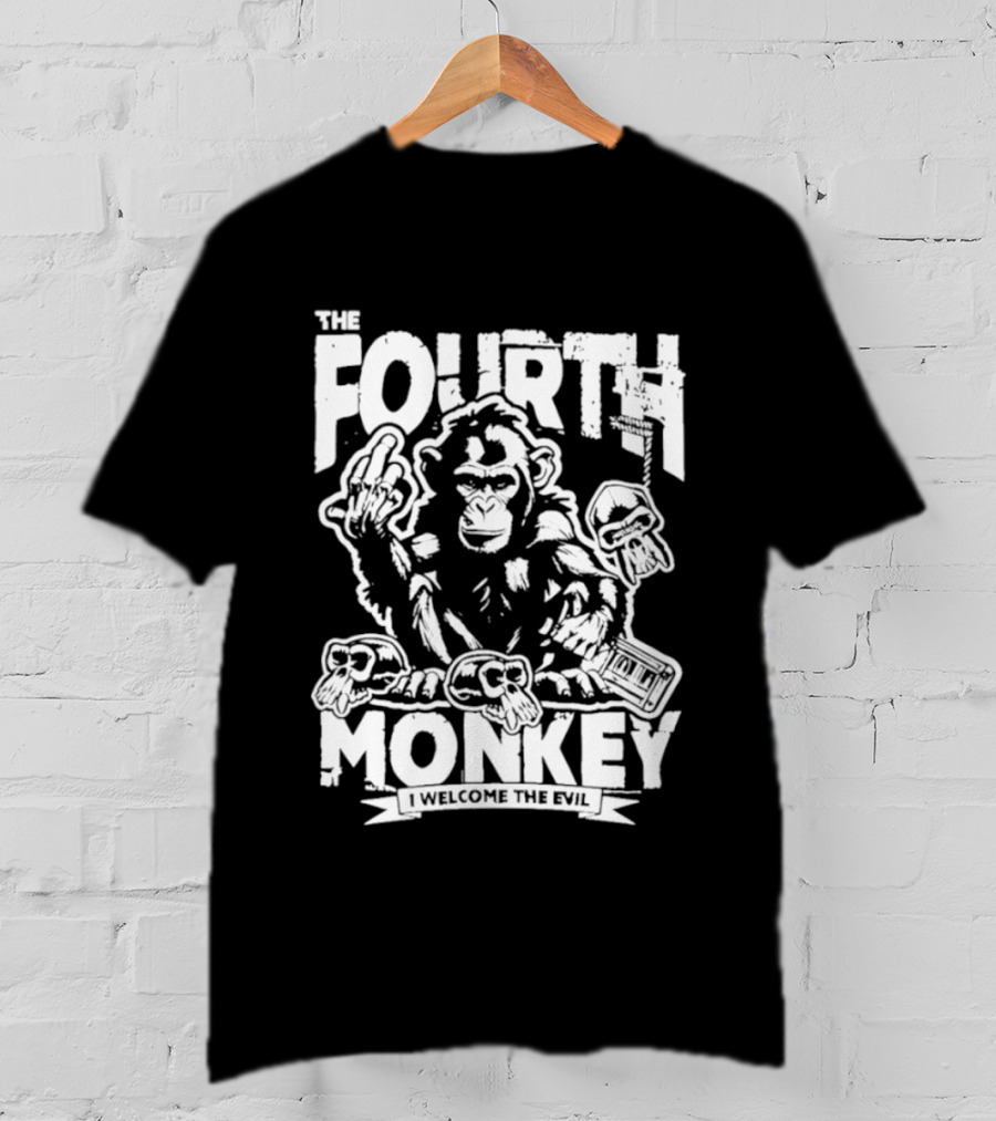 The Fourth Monkey Welcome The Evil Chimpanzee T-Shirt