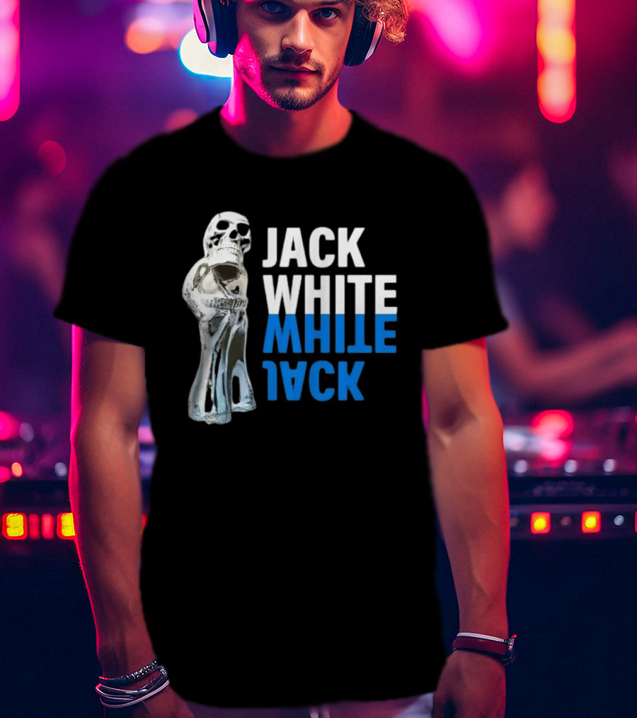 Jack White Frozen Charlatan Skull Third Man Records Store T-Shirt