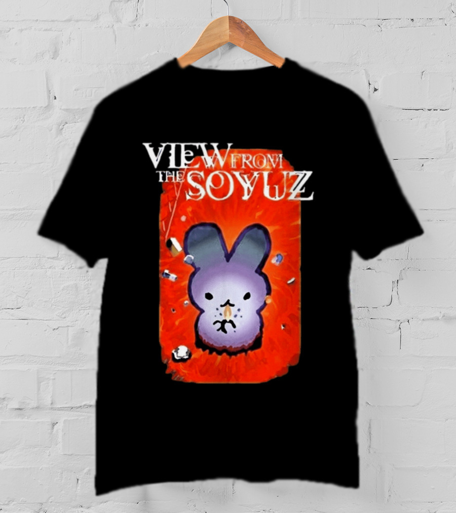 View From The Soyuz Ubiquitous Space Rabbit Explosion T-Shirt