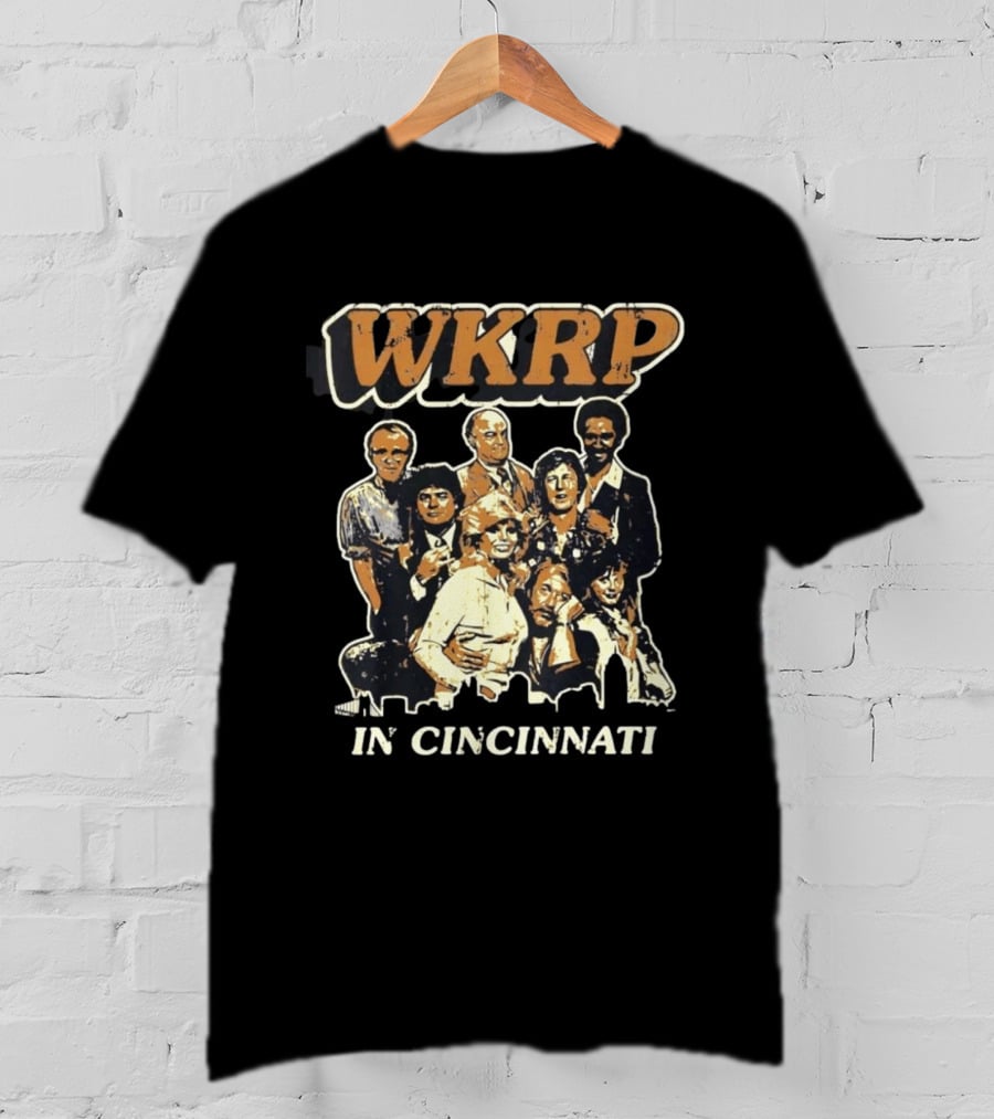 WKRP In Cincinnati Classic TV Show Cast Ensemble T-Shirt
