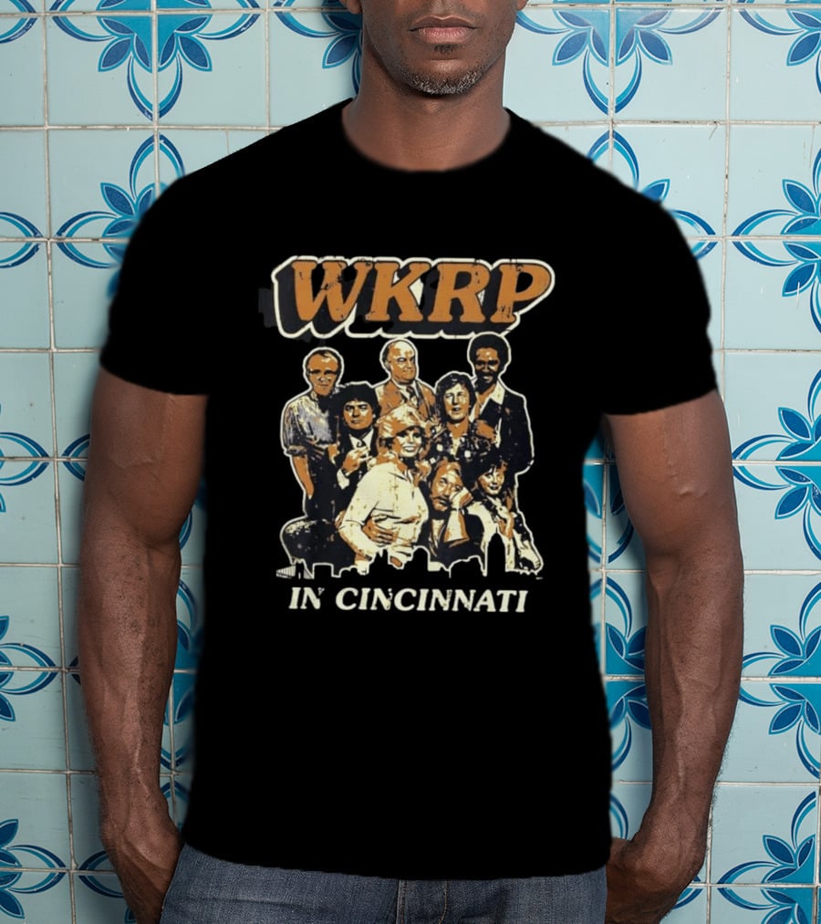 WKRP In Cincinnati Classic TV Show Cast Ensemble T-Shirt