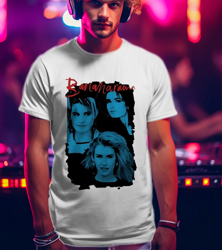 Bananarama 80s Pop Halftone T-Shirt