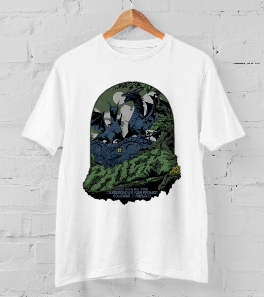 Dragons July 18th 19th 2026 Merriweather Post Pavilion Columbia Maryland T-Shirt