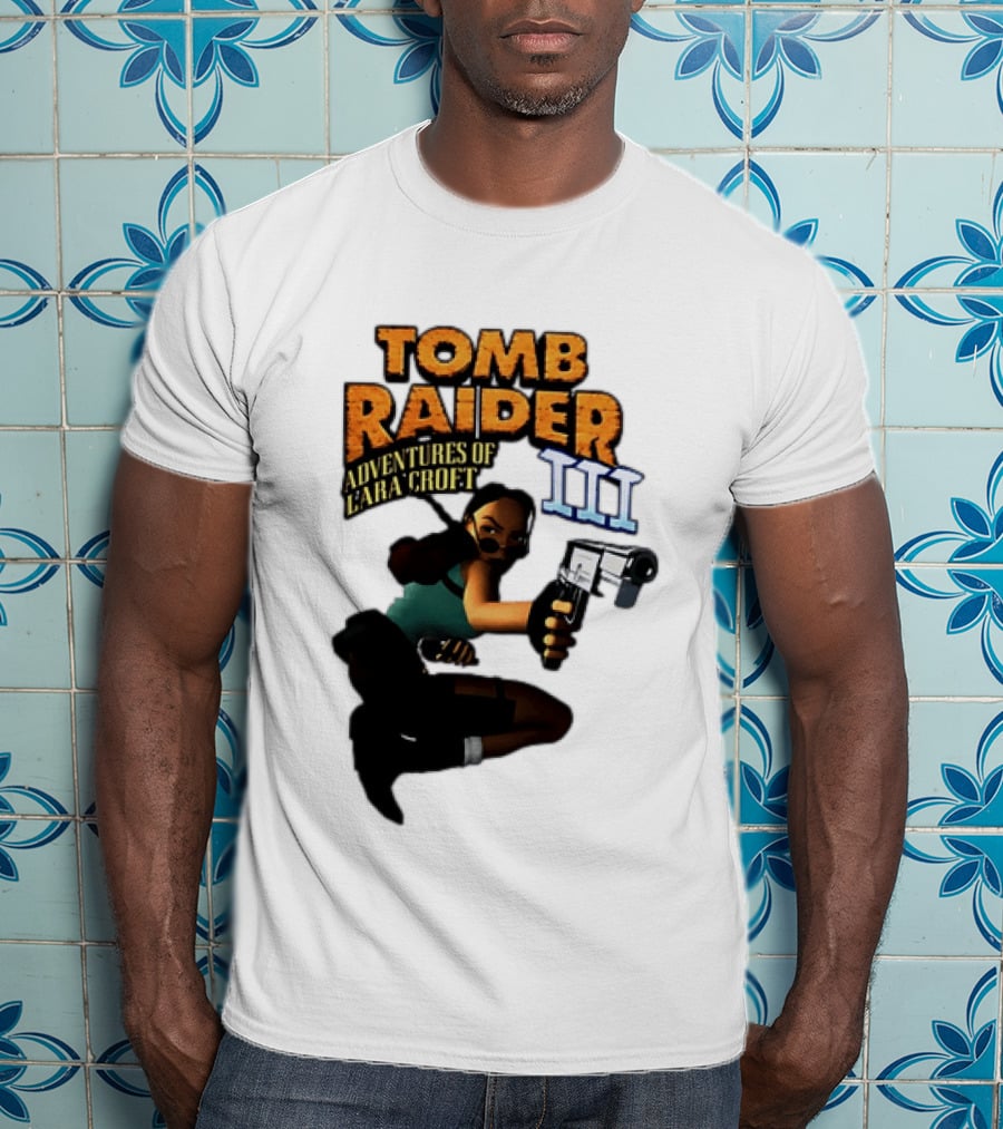 Tomb Raider Adventures Of Lara Croft III Classic Game T-Shirt