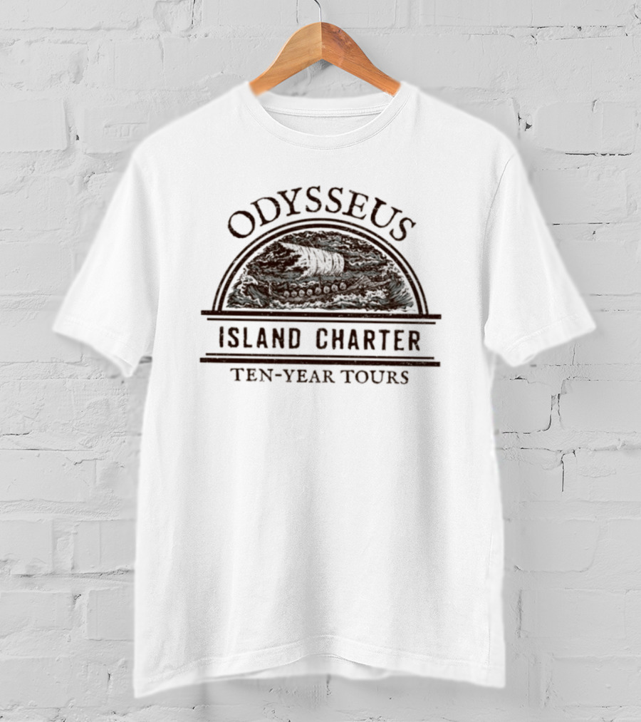 Odysseus Island Charter Ten Year Tours Travel Adventure T-Shirt