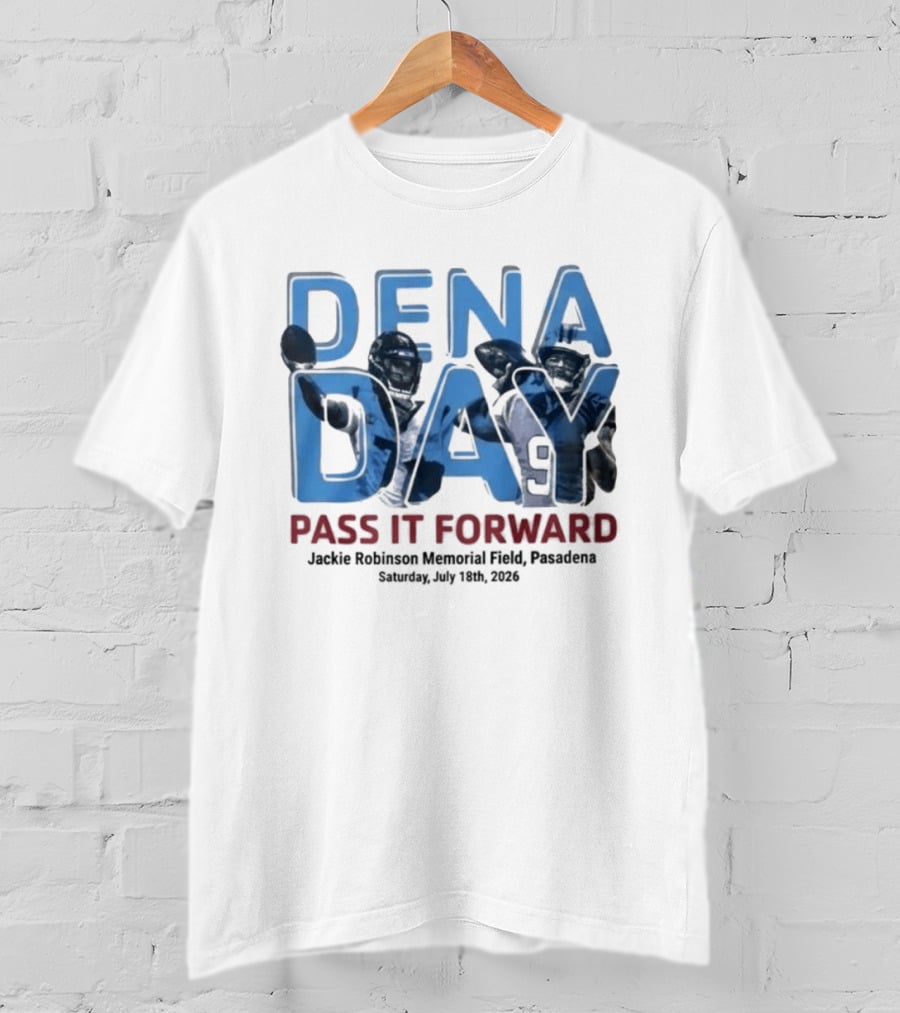 Panthers Dena Day 2026 Pass It Forward Jackie Robinson Memorial Field July 18th Pasadena T-Shirt