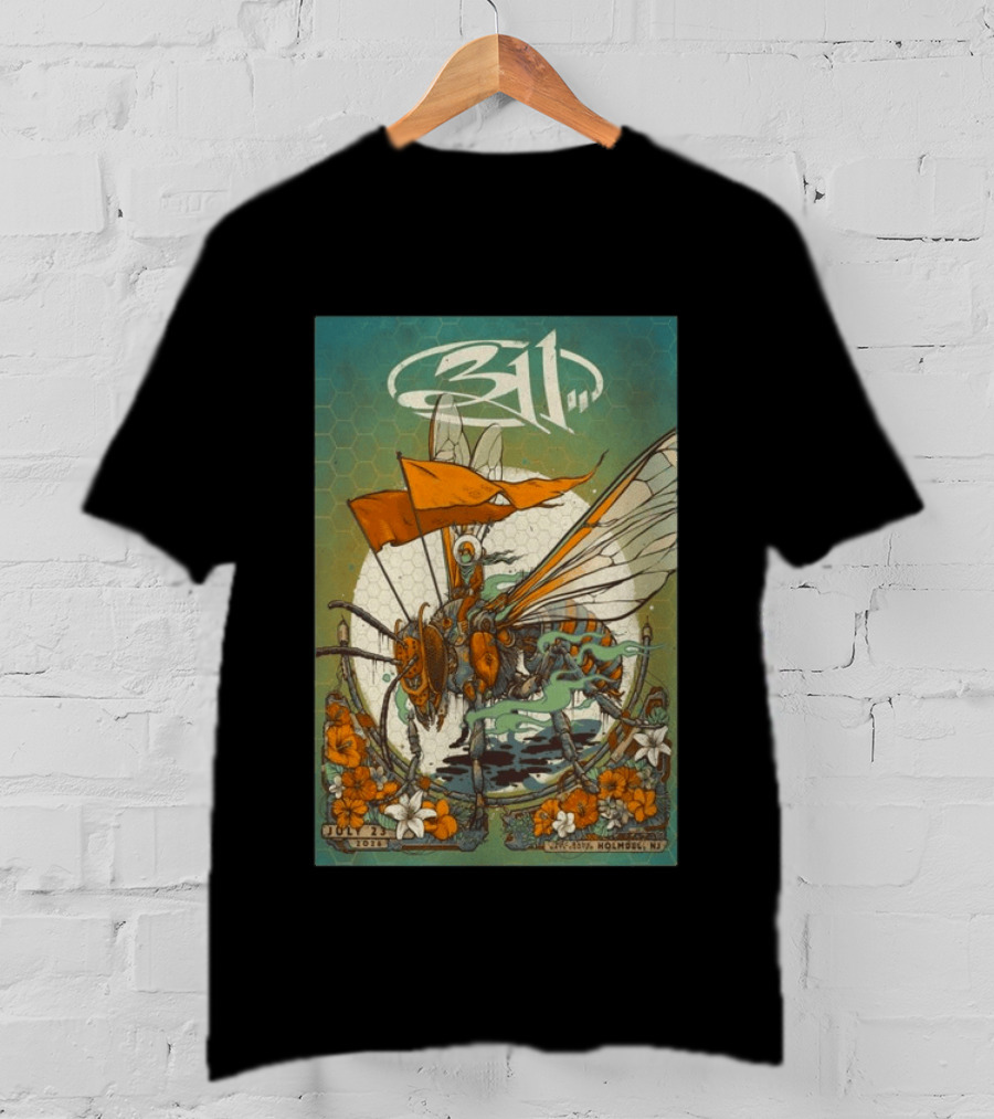 311 Concert Holmdel NJ July 23 2026 Insect T-Shirt
