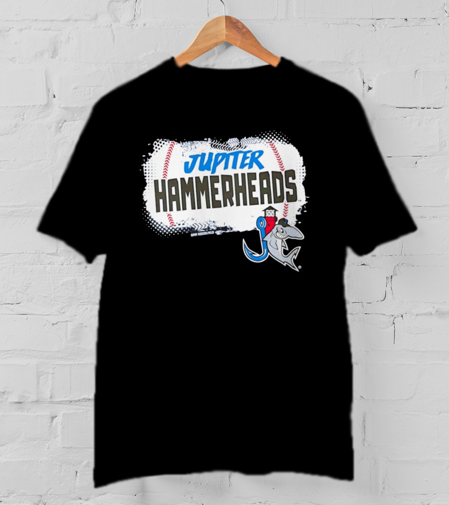 BIMM RIDDER MLB Jupiter Hammerheads Baseball Team MLB Sports T-Shirt
