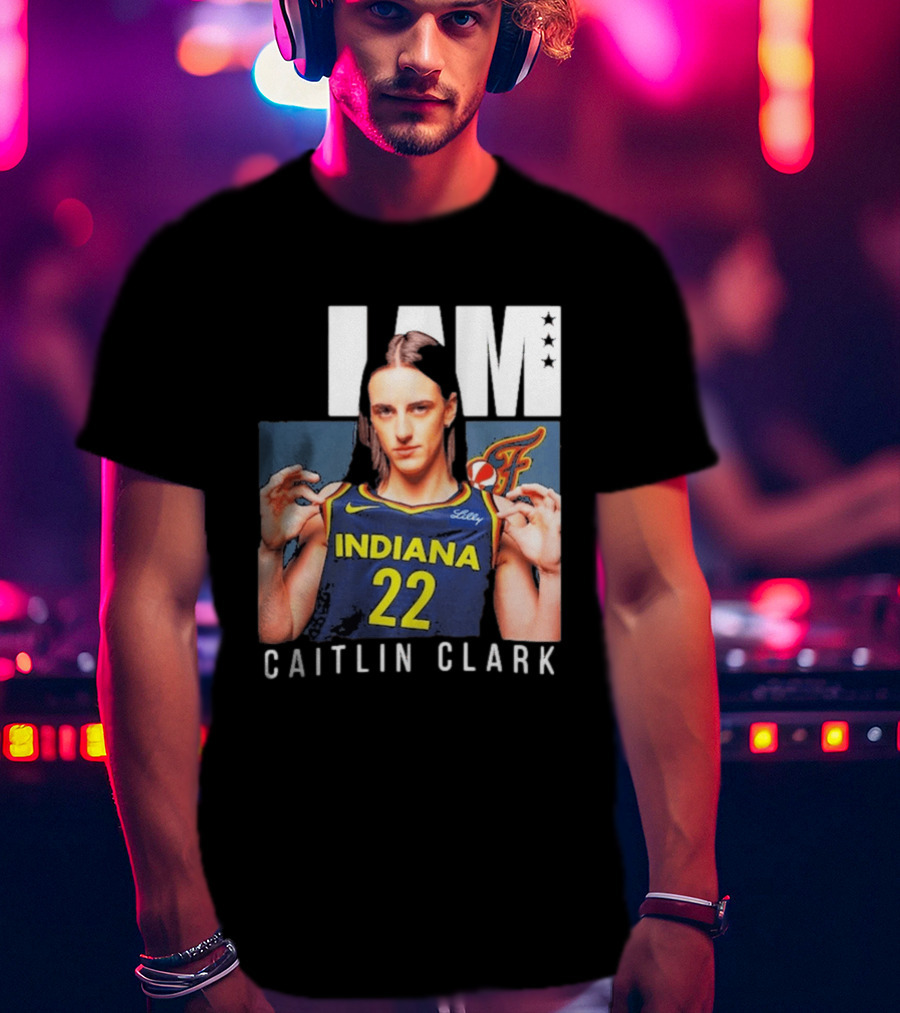 Caitlin Clark Indiana Fever Basketball SLAM Magazine I AM T-Shirt
