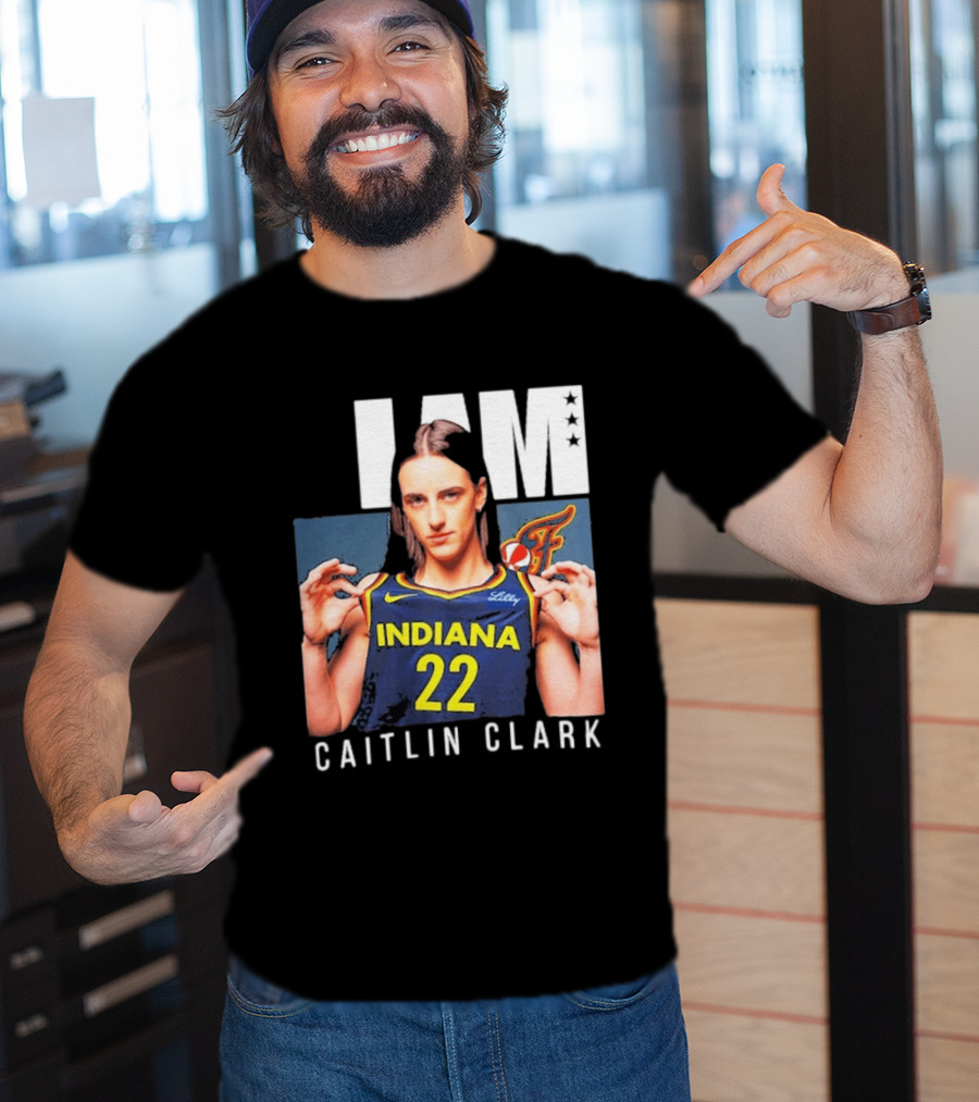 Caitlin Clark Indiana Fever Basketball SLAM Magazine I AM T-Shirt